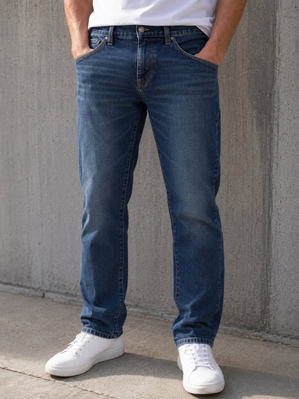J Crew Flex Straight Fit Jeans Dark Wash Mens 36x32